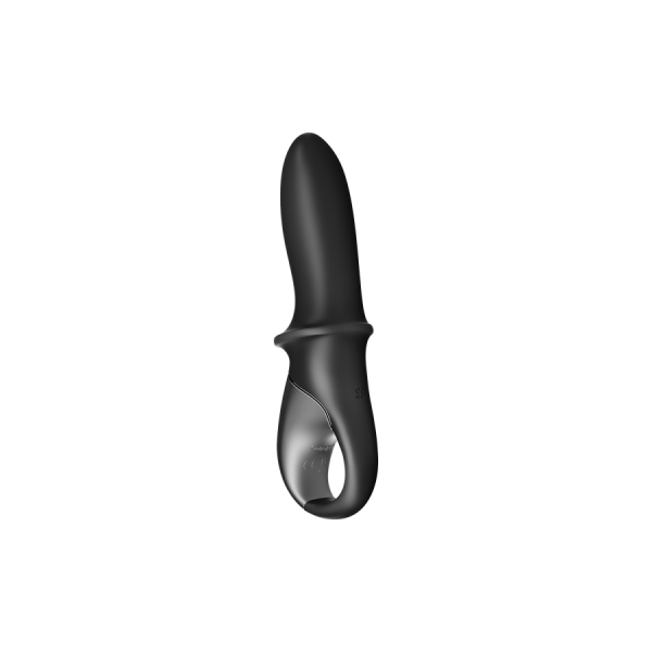 Vibromasseur noir USB, chauffant et connecté Hot Passion Satisfyer 